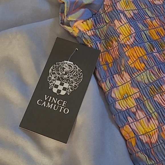 Girl Vince Camuto 2 piece Set, Floral Blue/Pink. Size variety - Picture 4 of 4